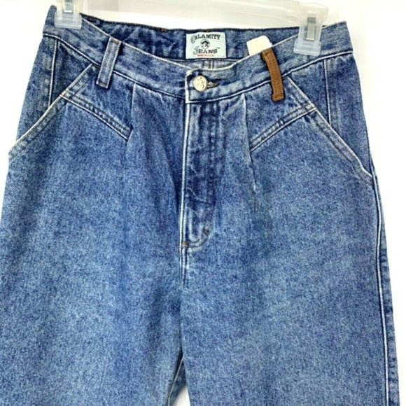 Vintage 1993 Calamity Jeans Stretch Skinny Jeans 8 - Picture 7 of 12